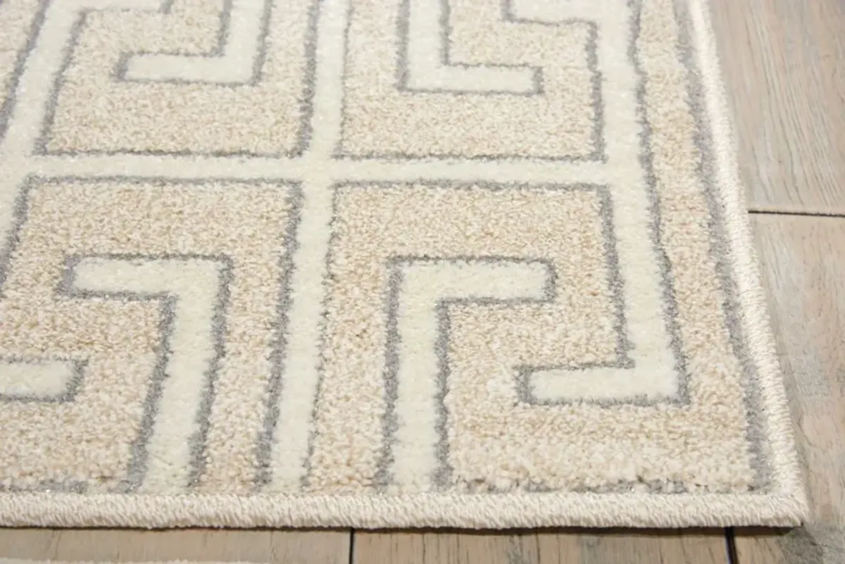 Glistening Beige 10x13 Area Rug