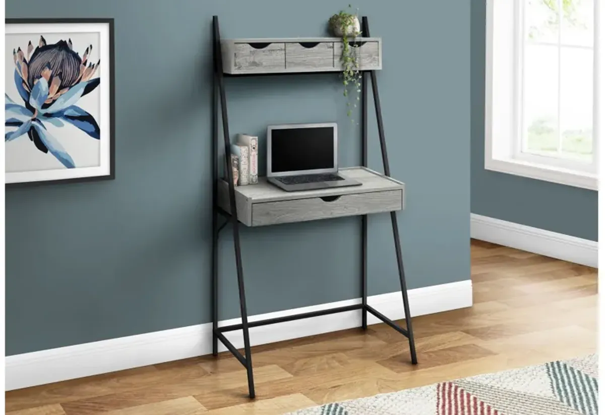 Hopint 32" Grey Computer Desk