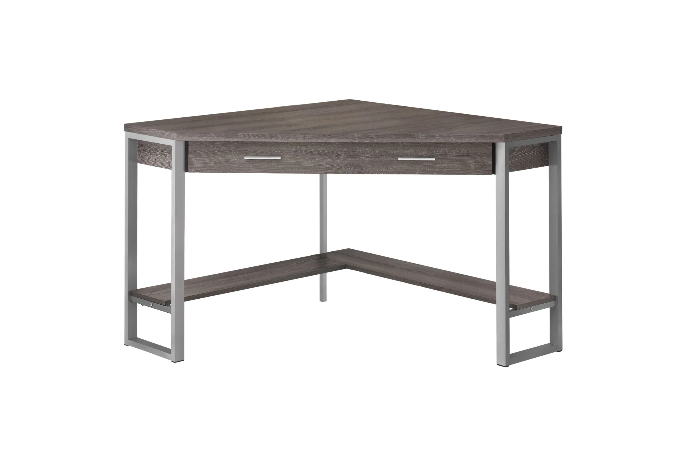 Easton 42" Dark Taupe Corner Computer Desk