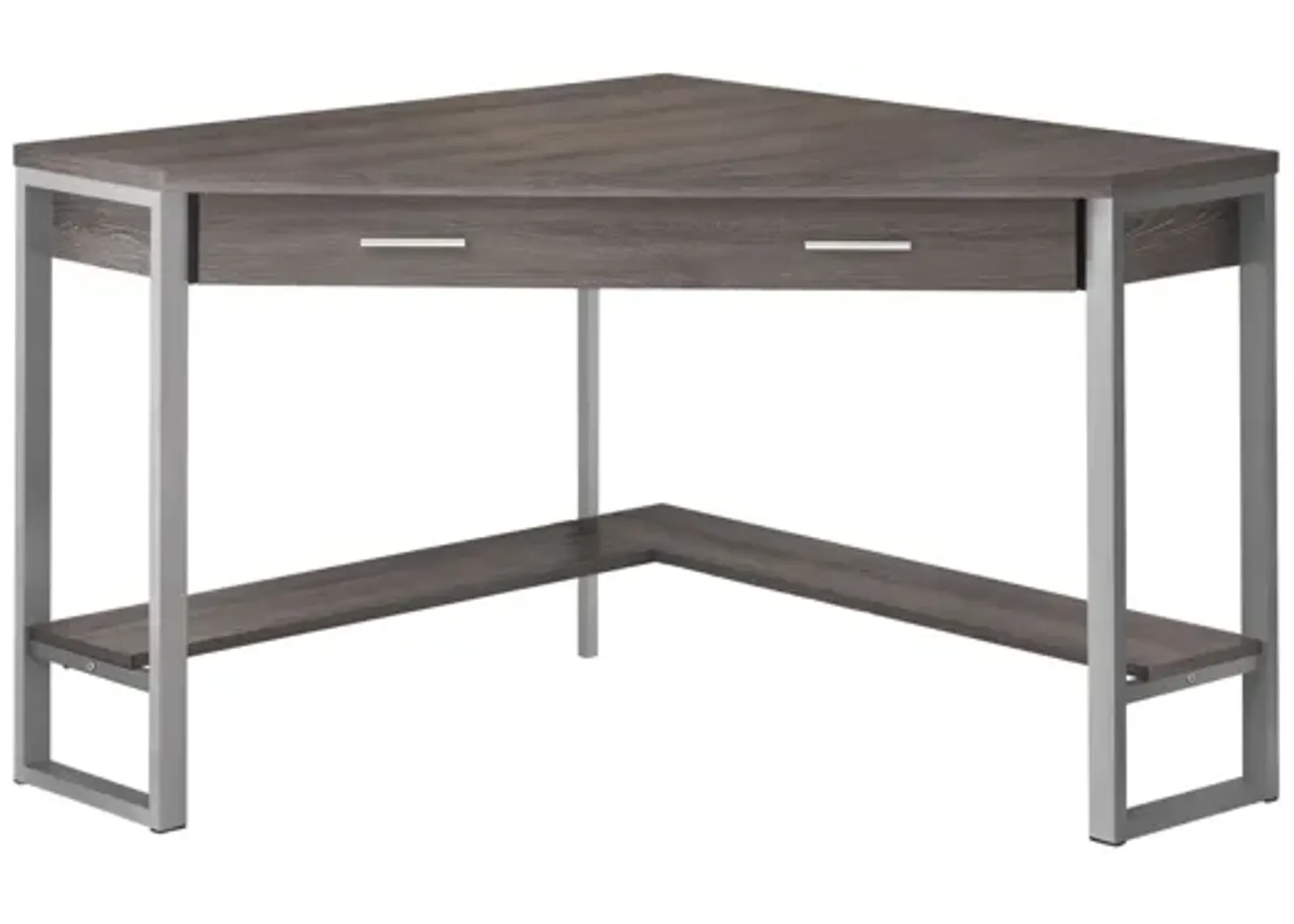 Easton 42" Dark Taupe Corner Computer Desk