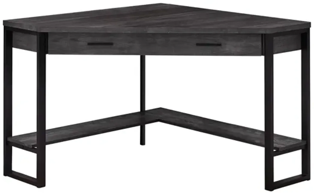 Easton 42" Reclaimed Wood Corner Computer Desk