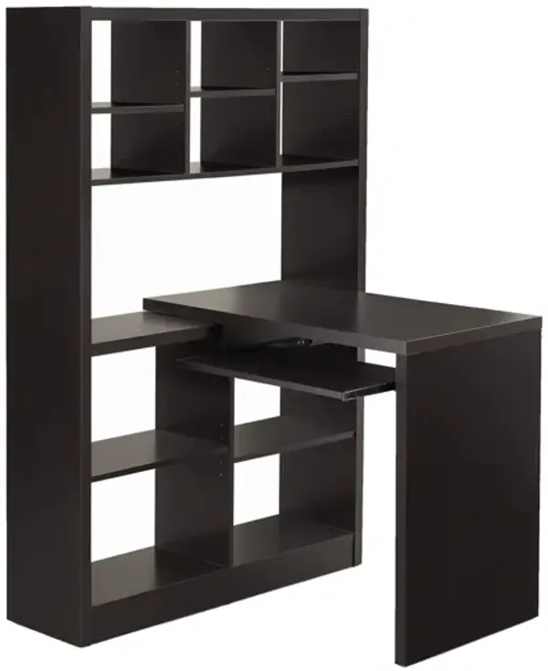 Ballston Espresso Reversible Computer Desk