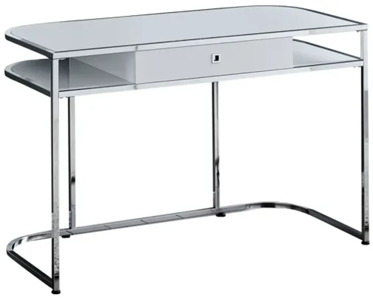 Jarrow 48" Glossy White Computer Desk