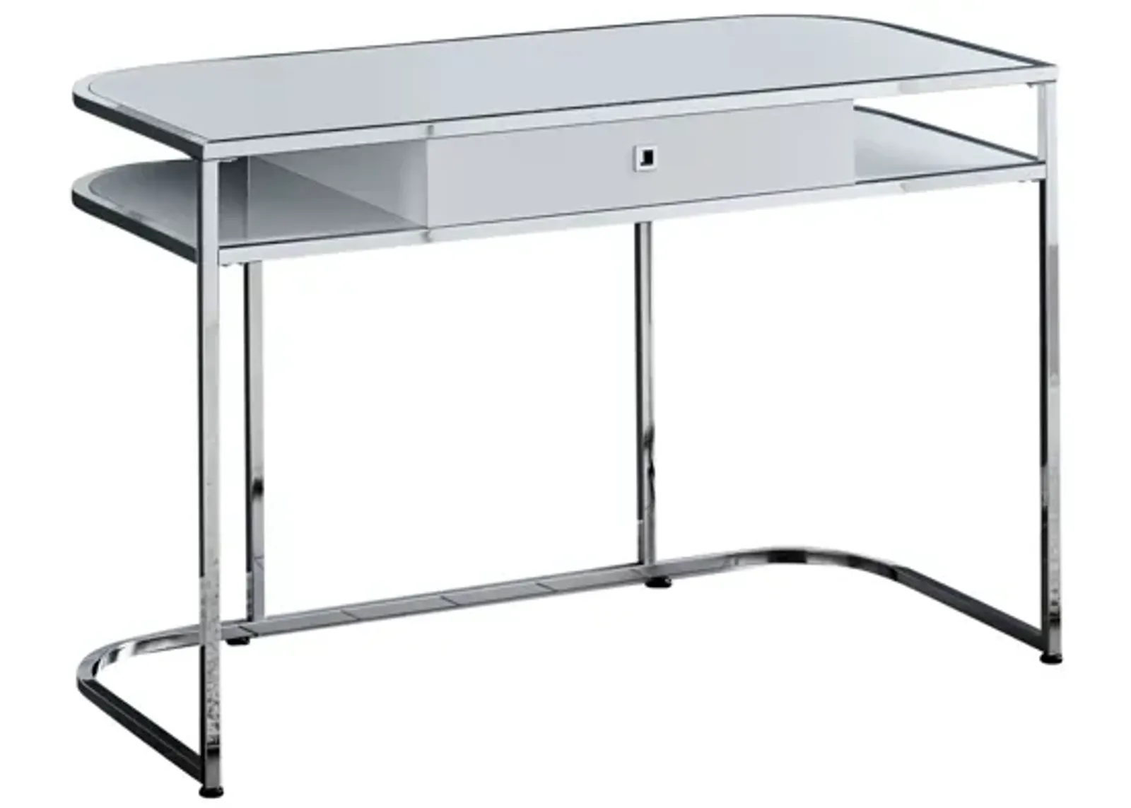 Jarrow 48" Glossy White Computer Desk