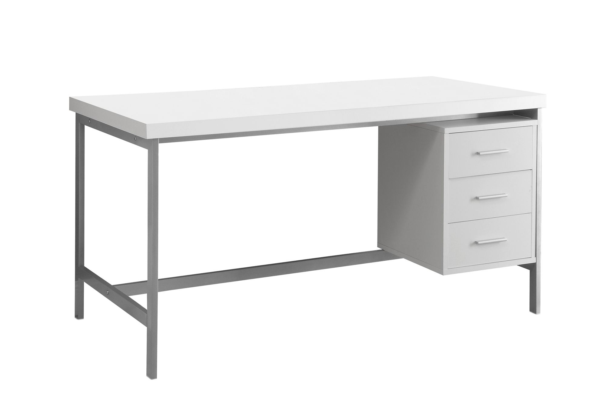 Hopewell 60" White Computer Desk