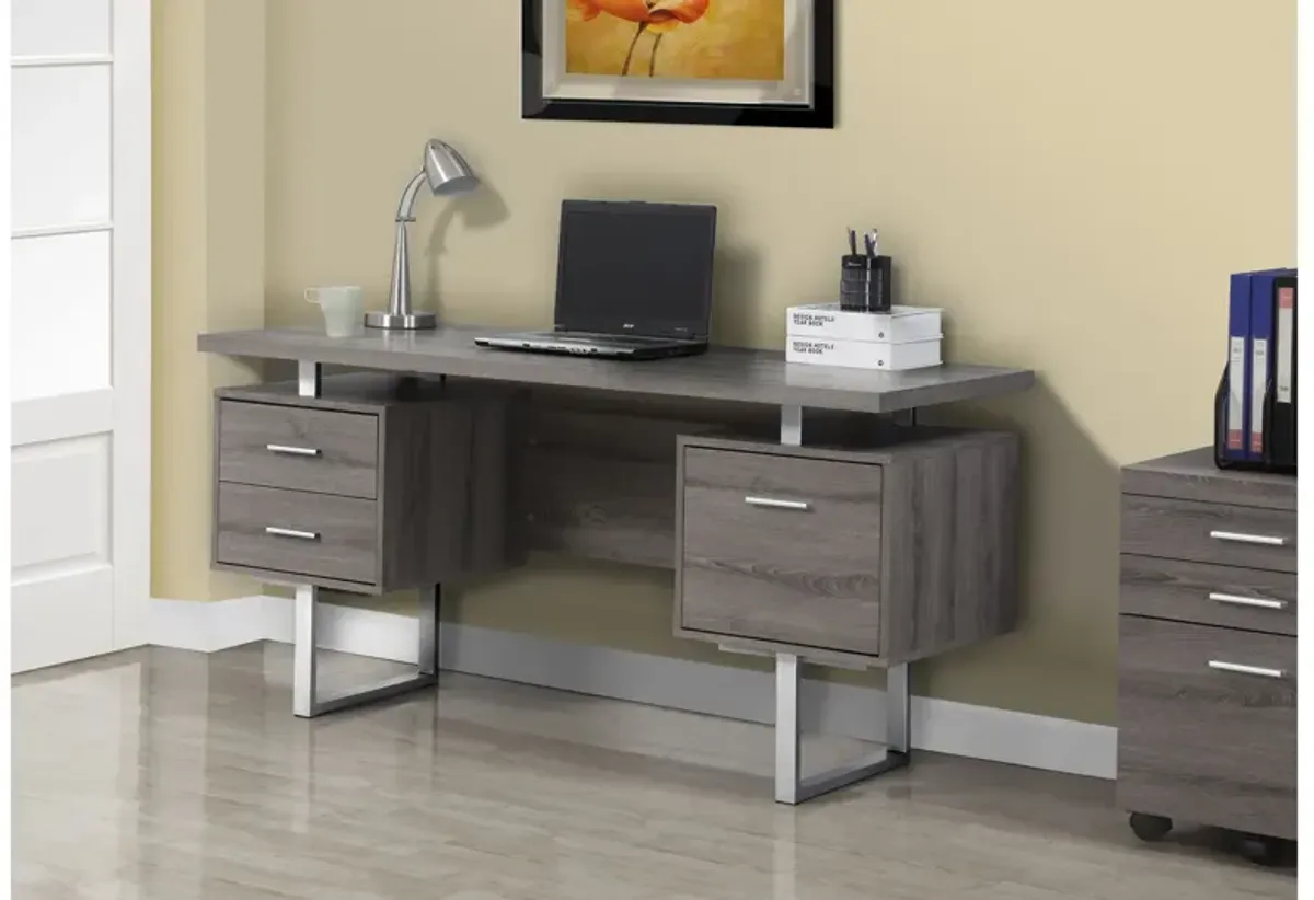 Thornburg 60" Dark Taupe Computer Desk