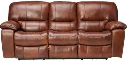Dutton Leather Dual Power Reclining Sofa
