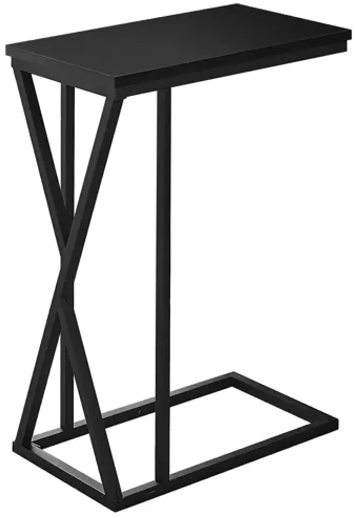 Accent Table - 25"H / Black / Black Metal