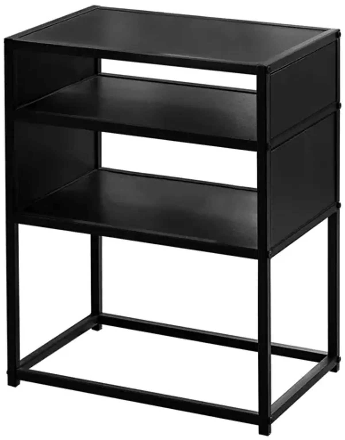 Black Metal Accent Table