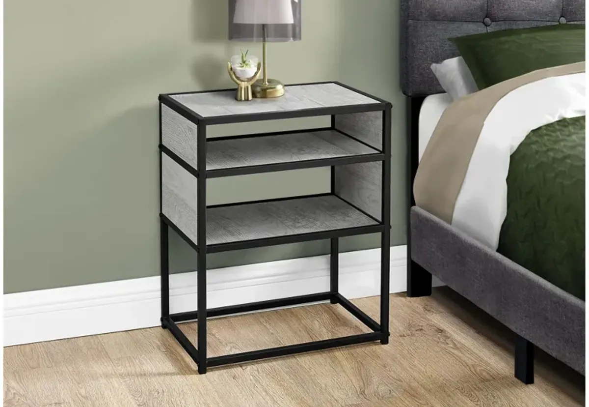 Pretor 22" Grey Accent Table