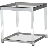 Claude Glass End Table