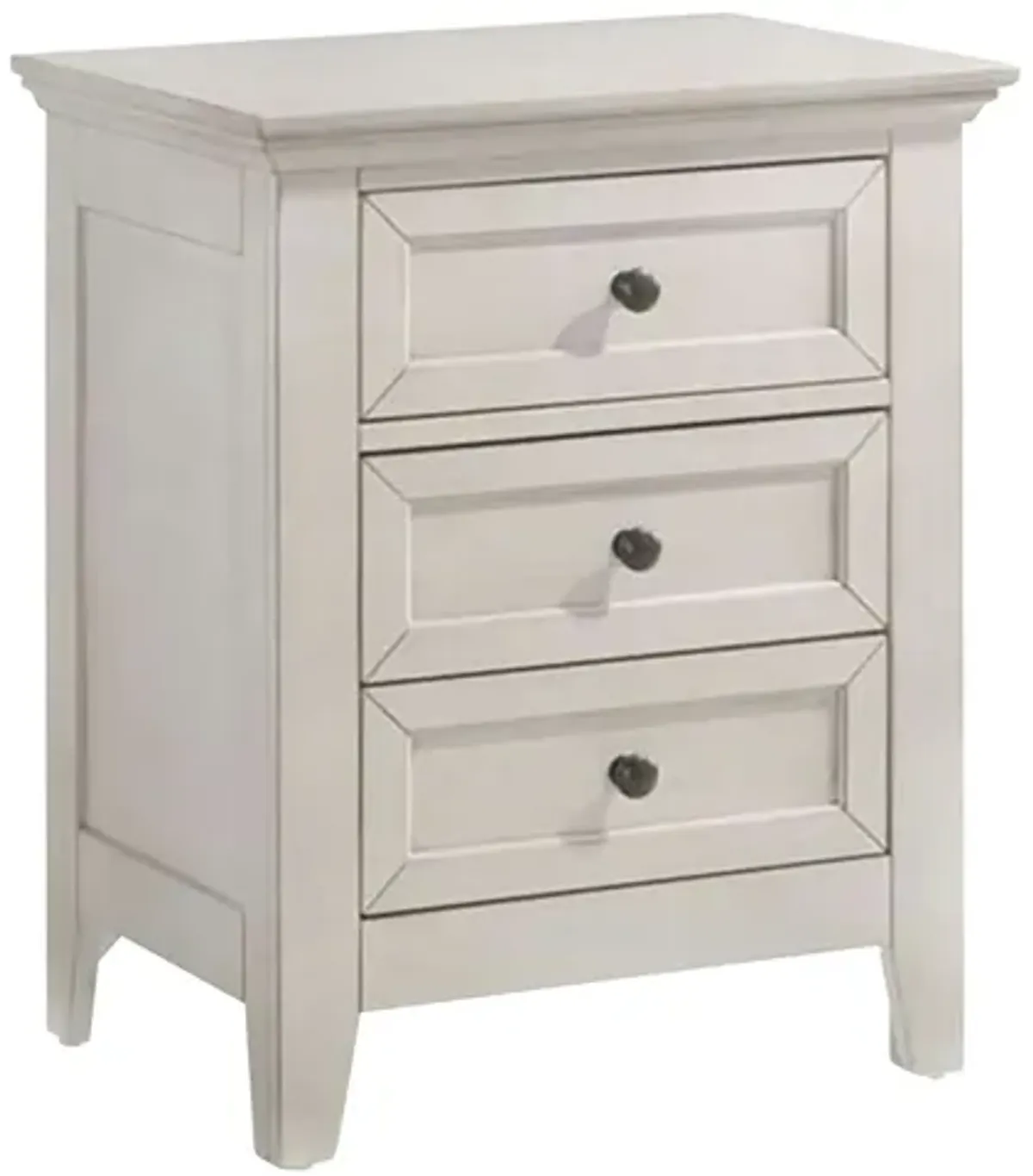 San Mateo White Nightstand