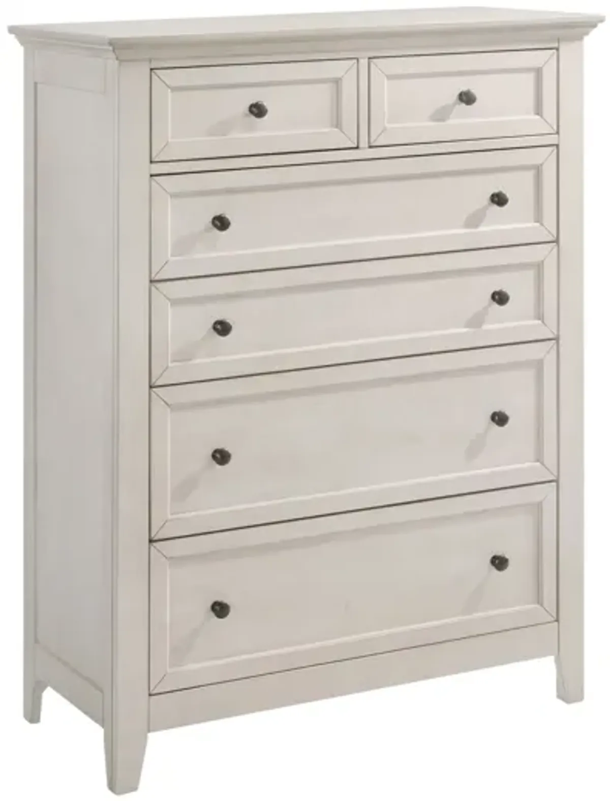 San Mateo 5-Piece White Queen Storage Bedroom Set