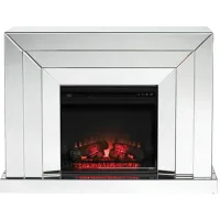 Emma Mirrored Electric Fireplace
