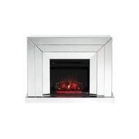 Emma Mirrored Electric Fireplace