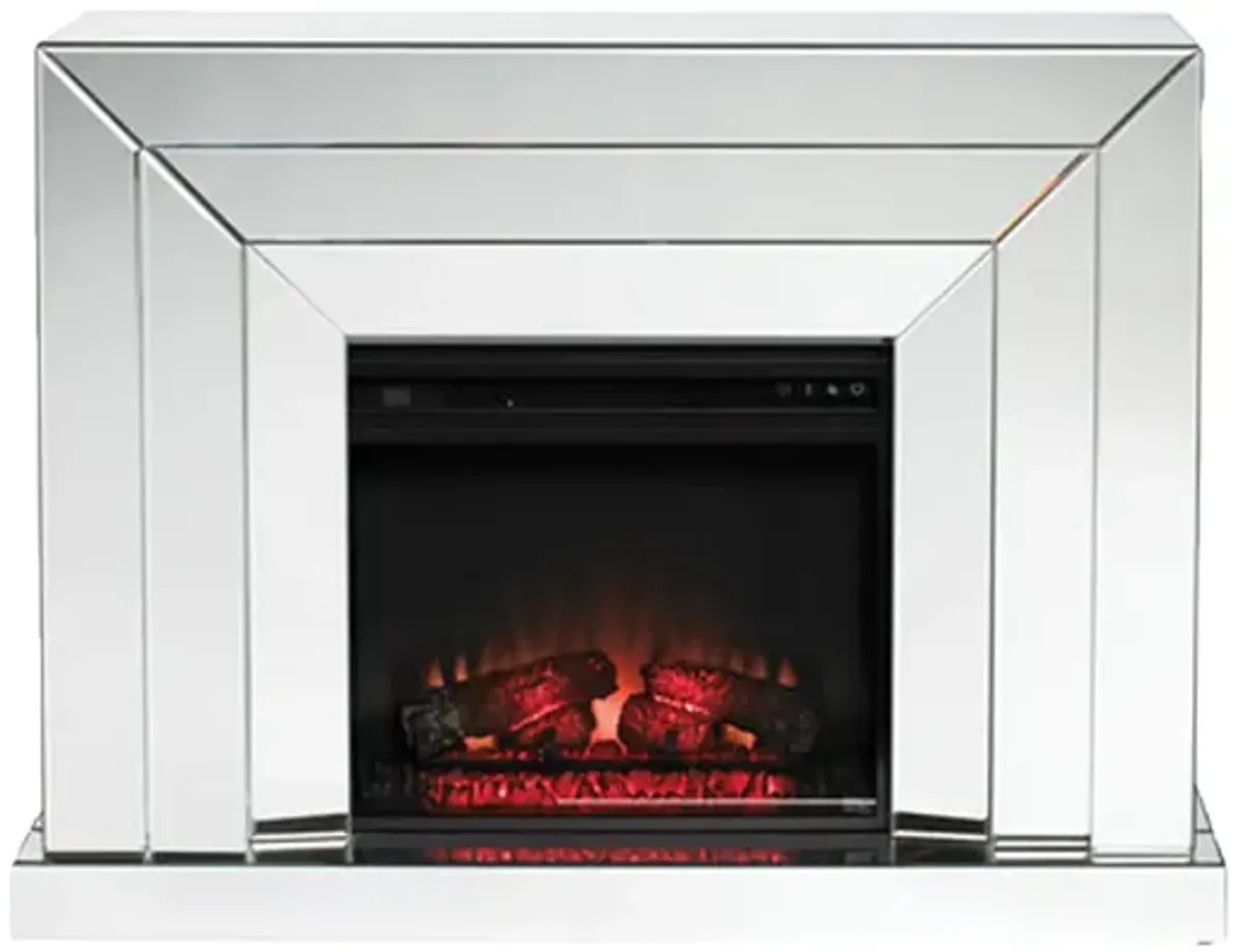 Emma Mirrored Electric Fireplace