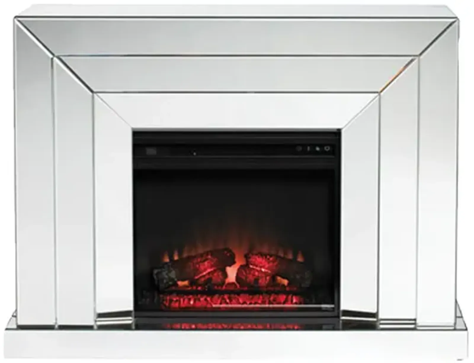 Emma Mirrored Electric Fireplace