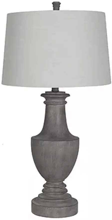 Grey Wood 31" Table Lamp