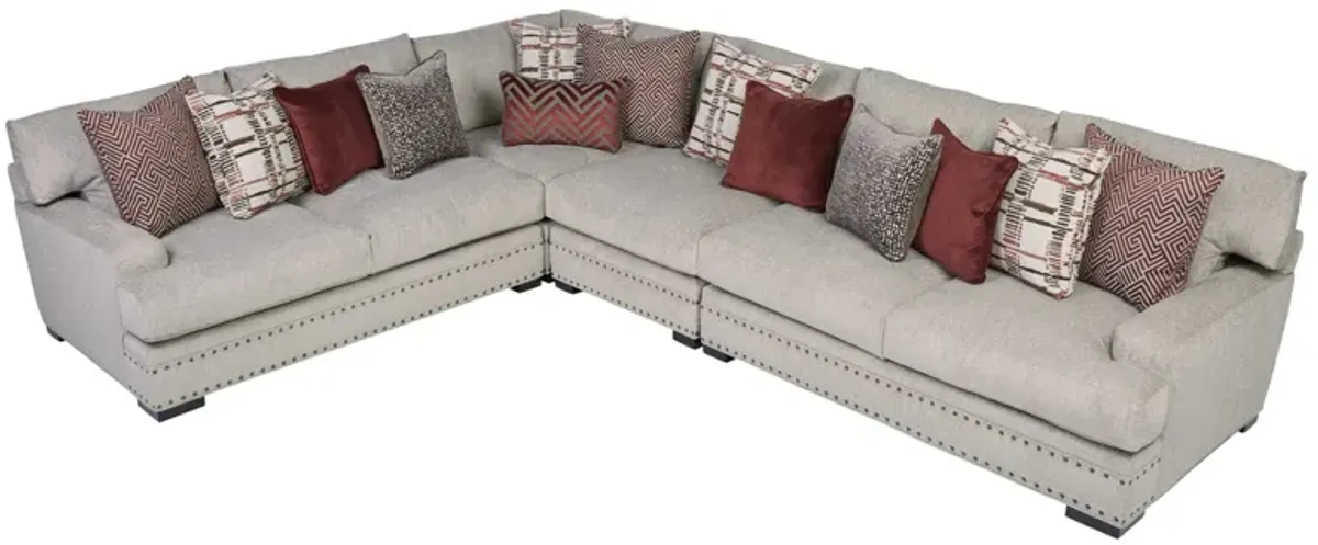 Bulova Linen 4-Piece Sectional