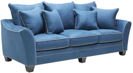 Dylan Blue Queen Sleeper Sofa