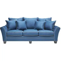 Dylan Blue Queen Sleeper Sofa
