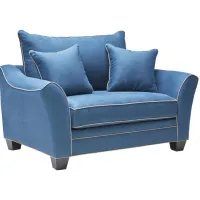 Dylan Blue Chair and a Half