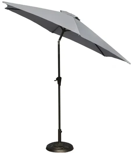 Gray Umbrella + Base