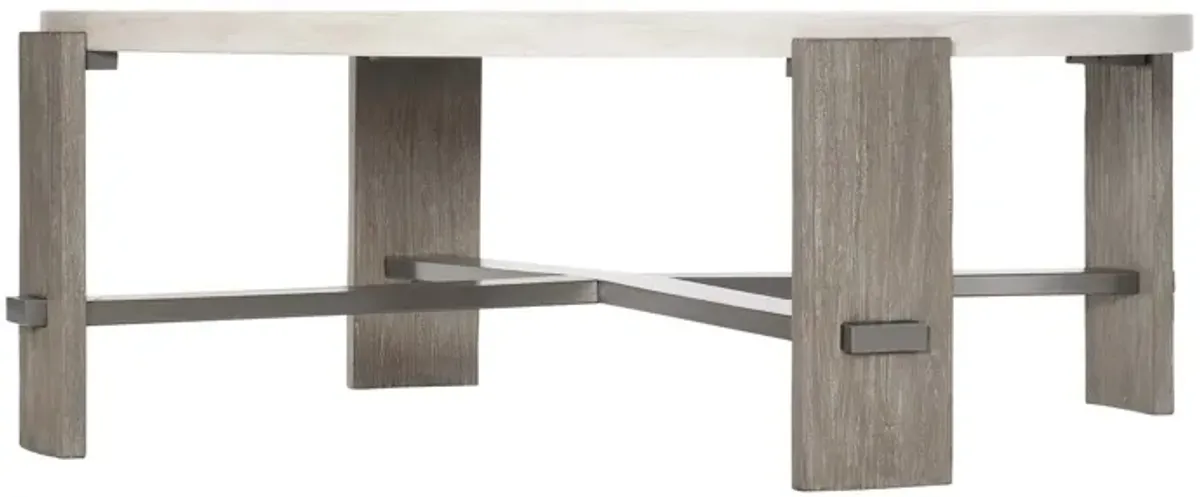 Foundations Round Coffee Table by Bernhardt