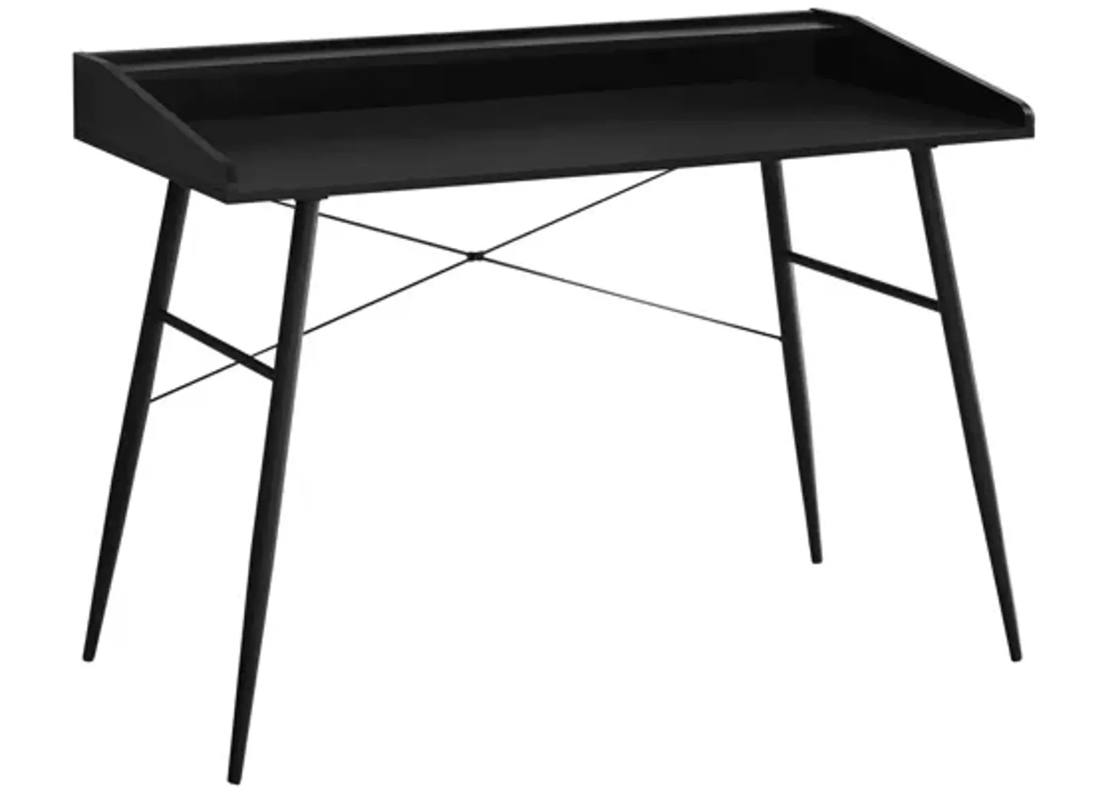 Black Metal 48" Computer Desk