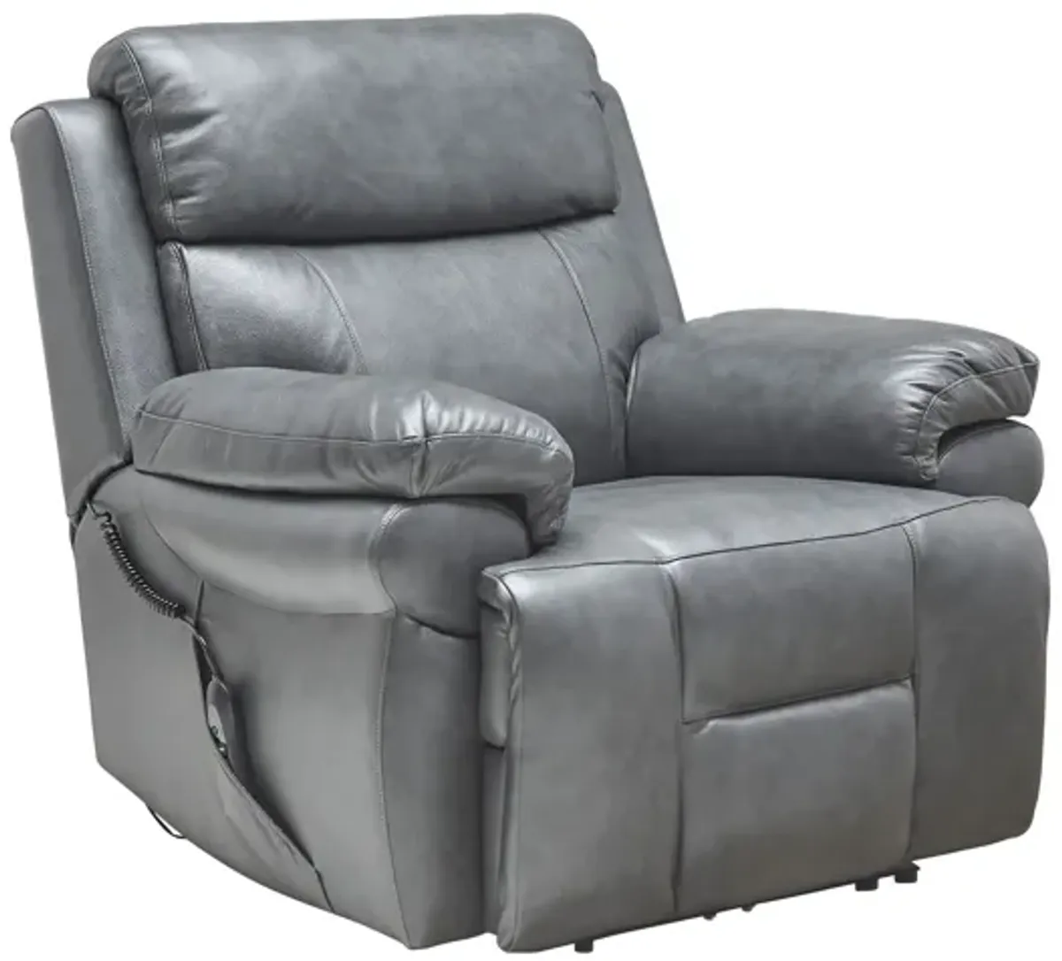 Vega Leather Triple Power Recliner with Heat & Massage