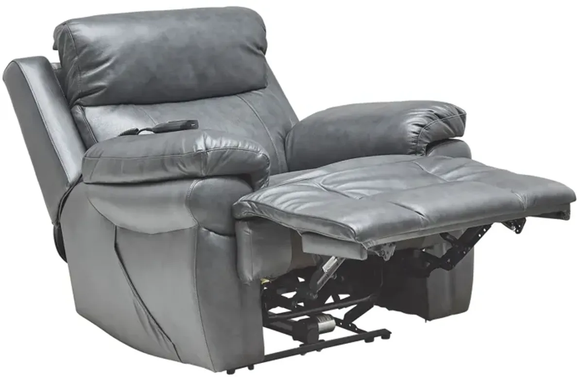 Vega Leather Triple Power Recliner with Heat & Massage