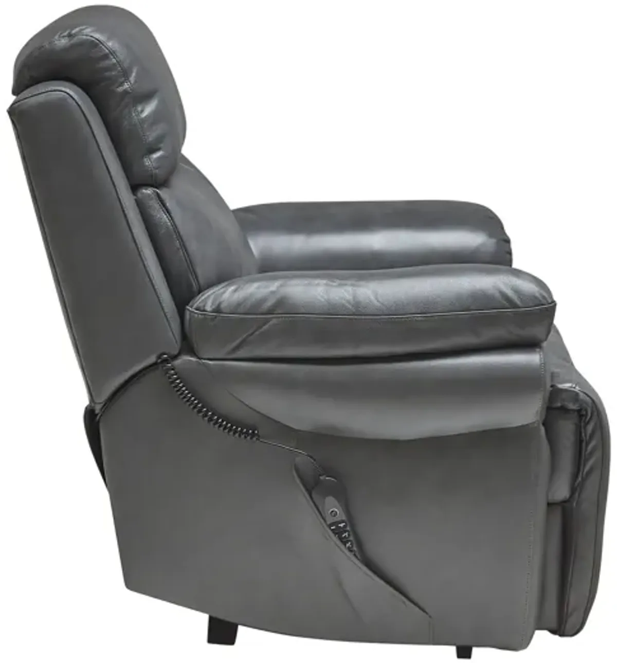 Vega Leather Triple Power Recliner with Heat & Massage