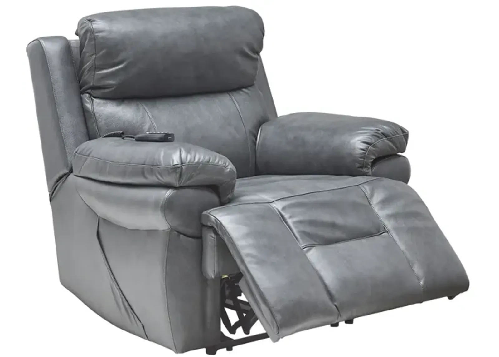 Vega Leather Triple Power Recliner with Heat & Massage