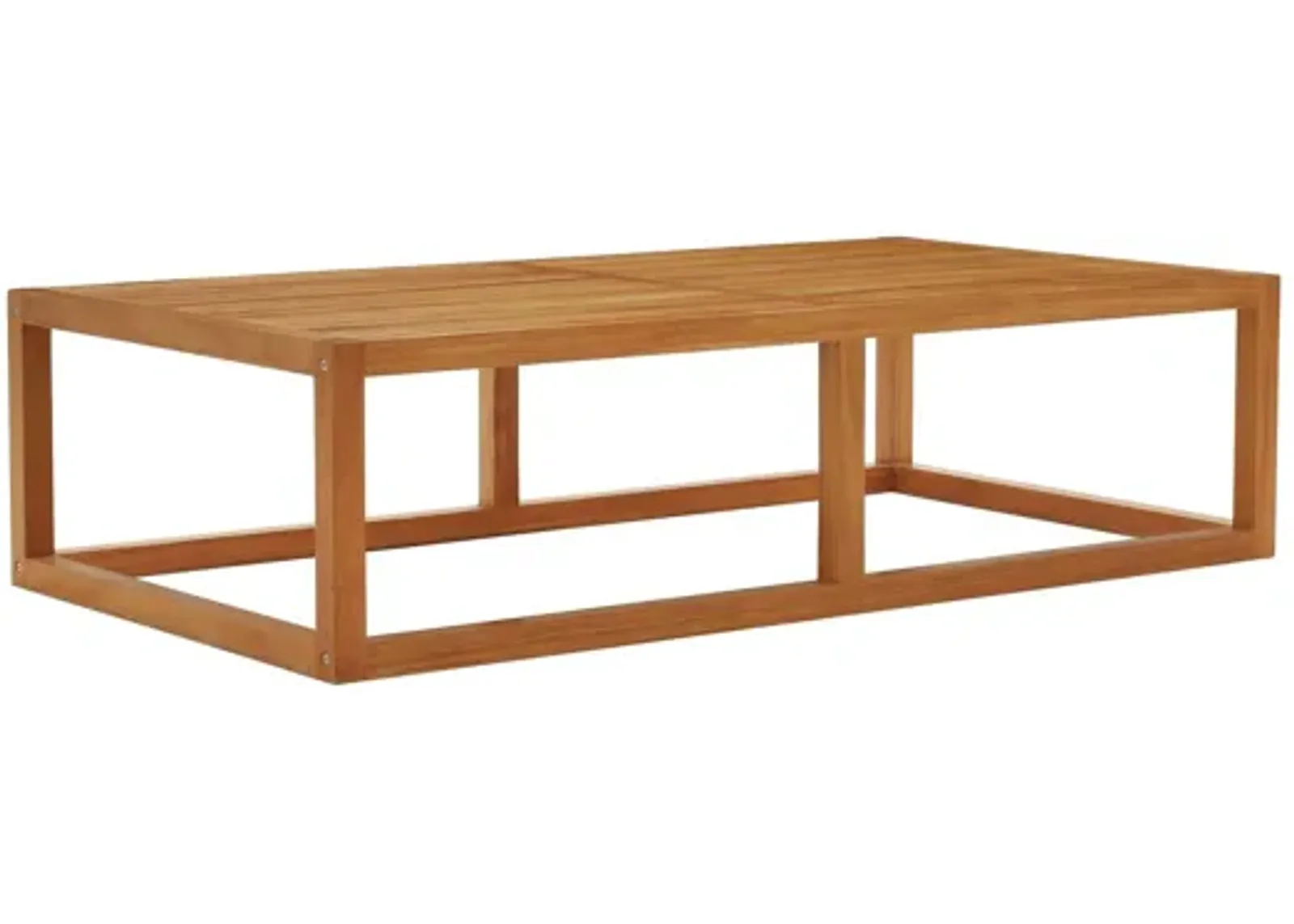 Newbury Outdoor Patio Premium Grade A Teak Wood Coffee Table in Natural