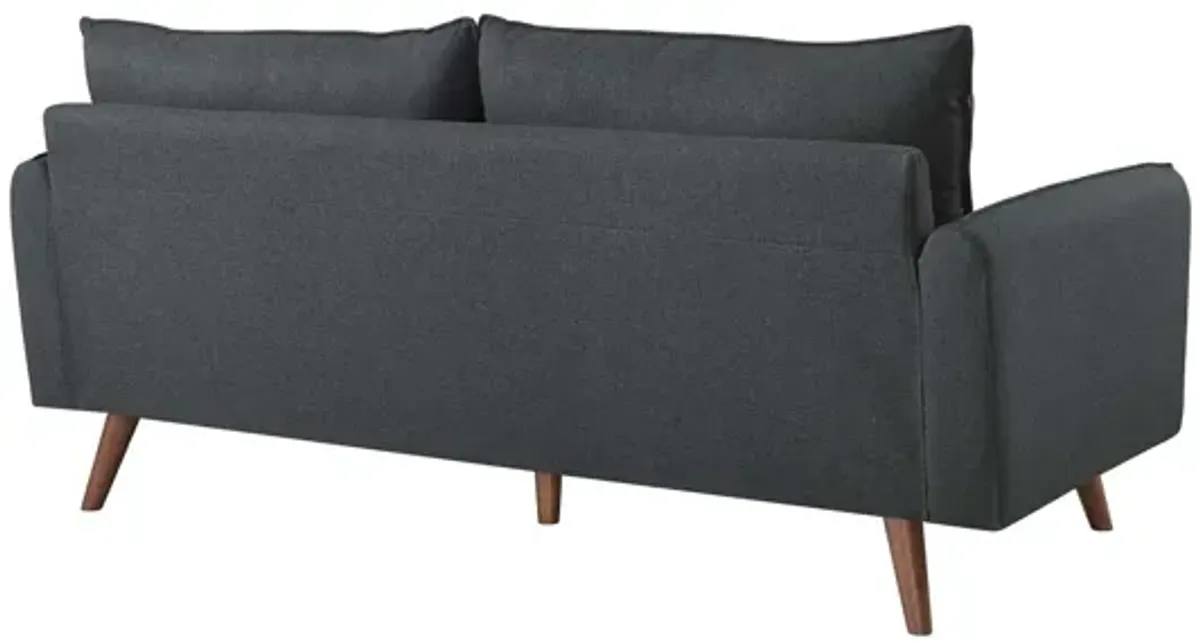 Revive Upholstered Fabric Sofa in Gray