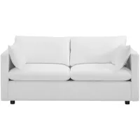 Activate Upholstered Fabric Sofa in White