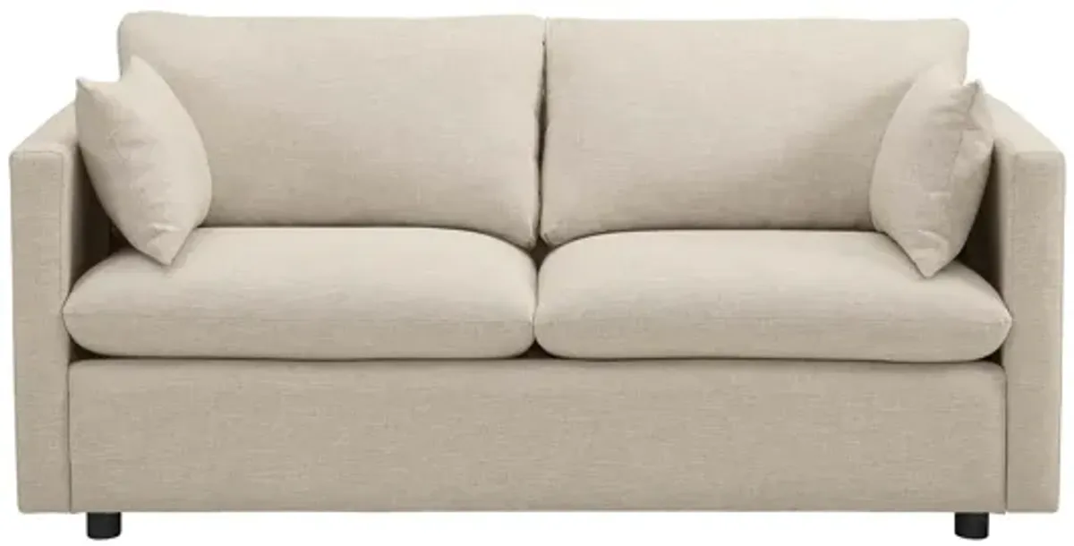 Activate Upholstered Fabric Sofa in Beige