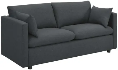 Activate Upholstered Fabric Sofa in Gray