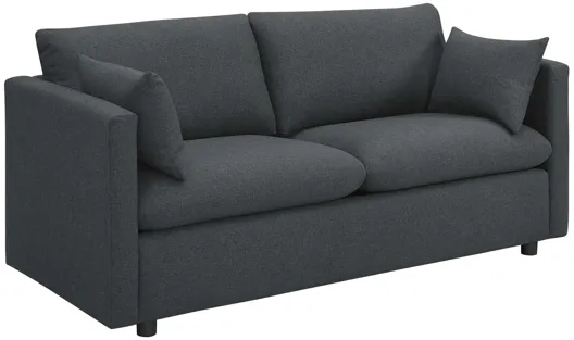 Activate Upholstered Fabric Sofa in Gray