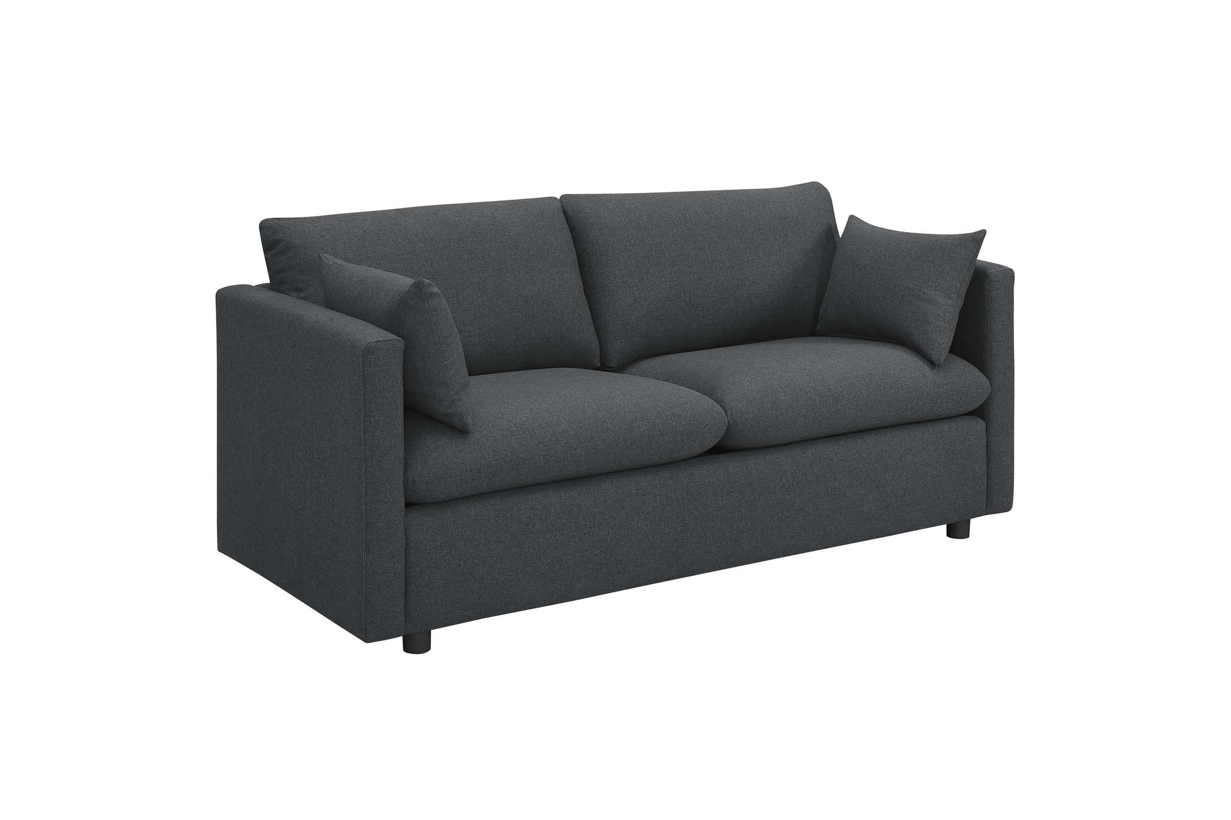 Activate Upholstered Fabric Sofa in Gray