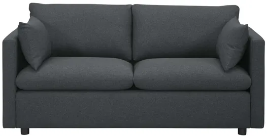 Activate Upholstered Fabric Sofa in Gray