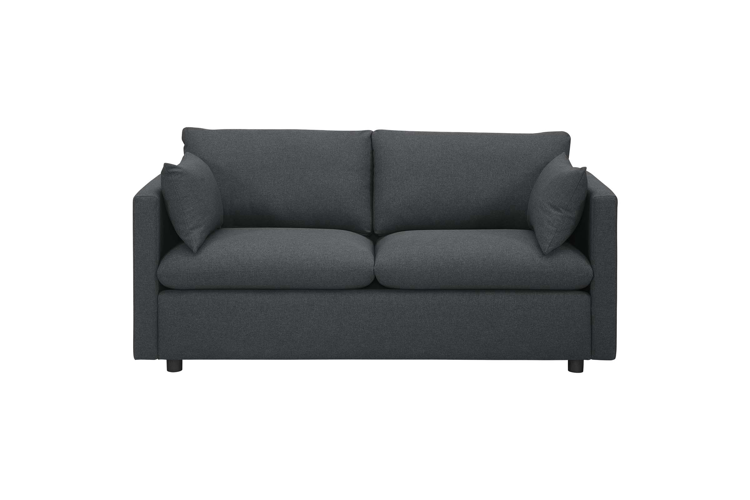 Activate Upholstered Fabric Sofa in Gray