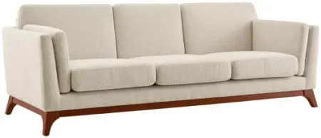 Chance Upholstered Fabric Sofa in Beige