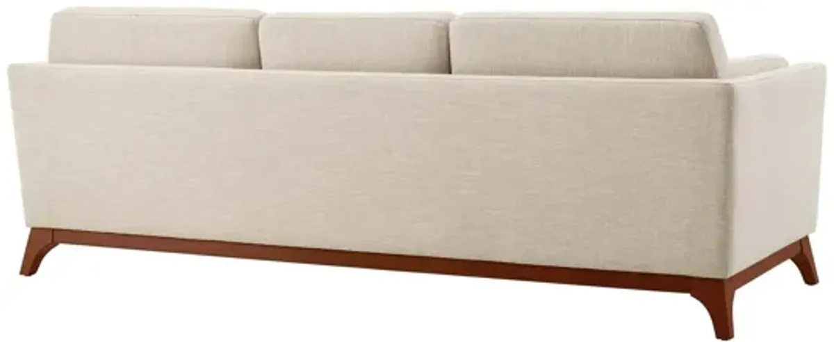 Chance Upholstered Fabric Sofa in Beige