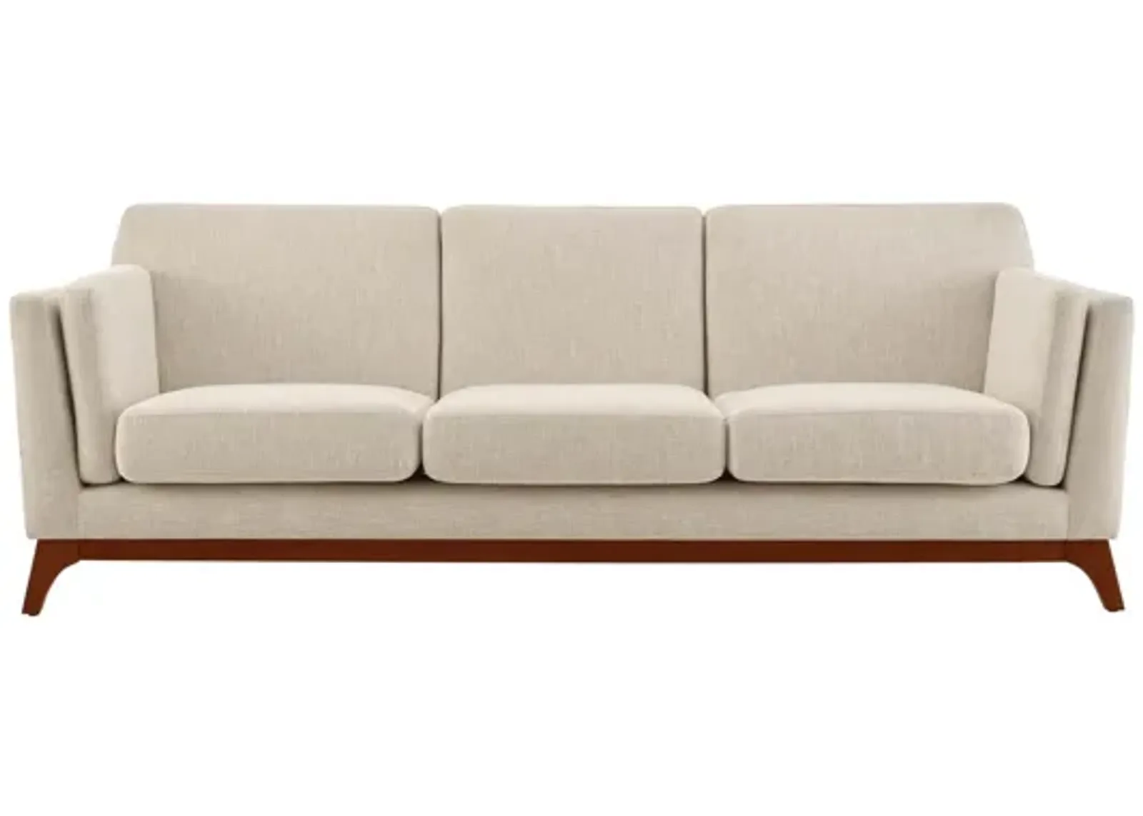 Chance Upholstered Fabric Sofa in Beige