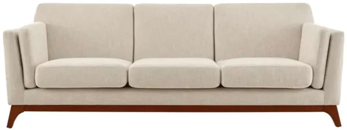 Chance Upholstered Fabric Sofa in Beige