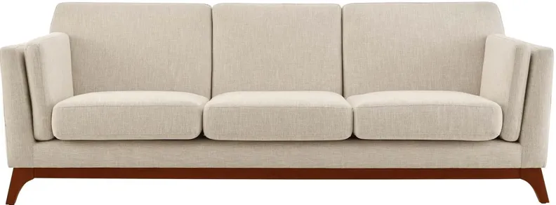 Chance Upholstered Fabric Sofa in Beige