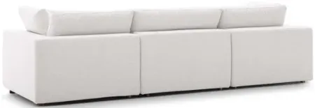 Commix Down Filled Overstuffed Sofa in Beige