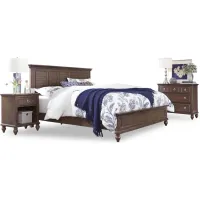 Marie King Bed, Nightstand and Chest by homestyles
