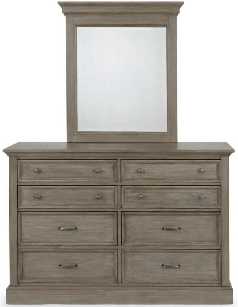 Walker Dresser with Mirror by homestyles